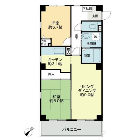 フォブールQUAの物件間取画像